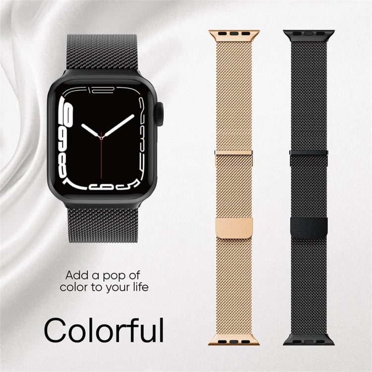 Dây đồng hồ lưới thép đôi Milan nam châm, dành cho Apple Watch 5 40mm, dành cho Apple Watch 4 44mm, dành cho Apple Watch 4 40mm, dành cho Apple Watch 3 38mm, dành cho Apple Watch 3 42mm, dành cho Apple Watch 2 42mm