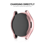 Ốp TPU mềm mạ điện phủ toàn bộ ENKAY Hat-Prince có bảo vệ màn hình, dành cho Samsung Galaxy Watch6 44mm, dành cho Samsung Galaxy Watch6 40mm