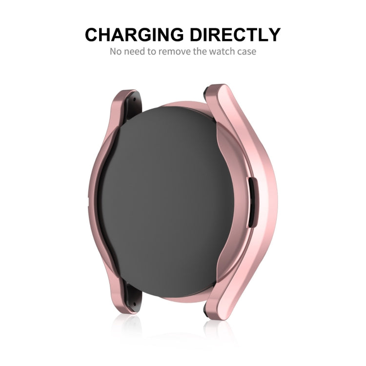 Ốp TPU mềm mạ điện phủ toàn bộ ENKAY Hat-Prince có bảo vệ màn hình, dành cho Samsung Galaxy Watch6 44mm, dành cho Samsung Galaxy Watch6 40mm