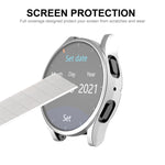 Ốp TPU mềm mạ điện phủ toàn bộ ENKAY Hat-Prince có bảo vệ màn hình, dành cho Samsung Galaxy Watch6 44mm, dành cho Samsung Galaxy Watch6 40mm