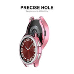 Ốp TPU mềm mạ điện ENKAY Hat-Prince + Miếng dán kính 9H 0.2mm, Dành cho Samsung Galaxy Watch6 Classic 47mm, Dành cho Samsung Galaxy Watch6 Classic 43mm