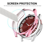 Ốp TPU mềm mạ điện ENKAY Hat-Prince + Miếng dán kính 9H 0.2mm, Dành cho Samsung Galaxy Watch6 Classic 47mm, Dành cho Samsung Galaxy Watch6 Classic 43mm