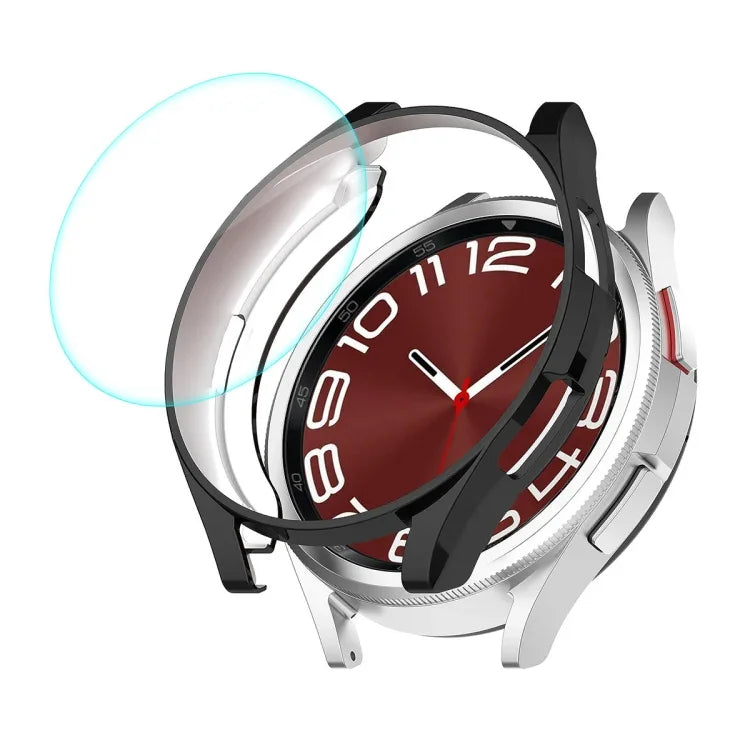 Ốp TPU mềm mạ điện ENKAY Hat-Prince + Miếng dán kính 9H 0.2mm, Dành cho Samsung Galaxy Watch6 Classic 47mm, Dành cho Samsung Galaxy Watch6 Classic 43mm