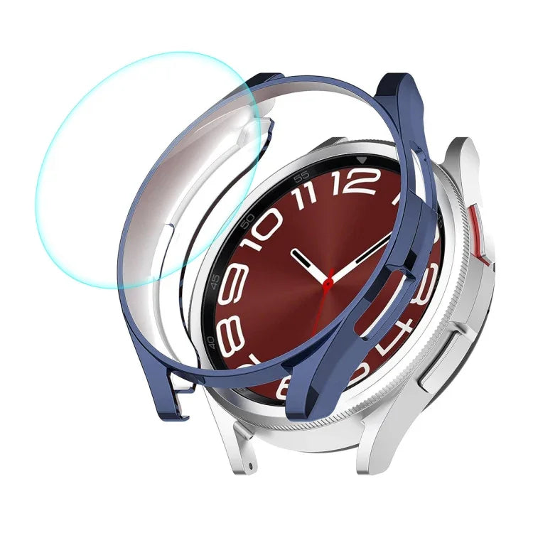 Ốp TPU mềm mạ điện ENKAY Hat-Prince + Miếng dán kính 9H 0.2mm, Dành cho Samsung Galaxy Watch6 Classic 47mm, Dành cho Samsung Galaxy Watch6 Classic 43mm