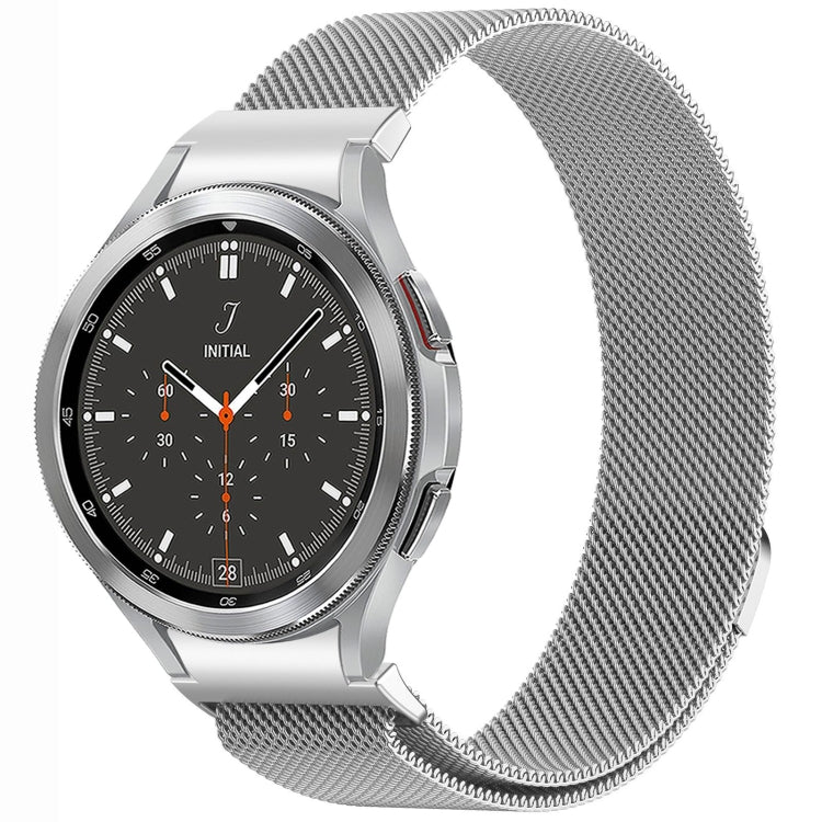 Button Style Milan Magnetic Metal Watch Band, For Samsung Galaxy Watch 6 Classic, For Samsung Galaxy Watch5 / 5 Pro, For Samsung Galaxy Watch4 / 4 Classic 46mm, For Samsung Galaxy Watch3 41mm