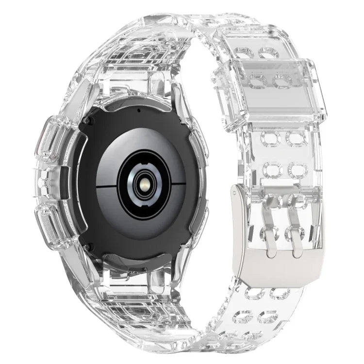 Dây đồng hồ silicone tích hợp TPU, Dành cho Samsung Galaxy Watch6 44mm, Dành cho Samsung Galaxy Watch6 40mm