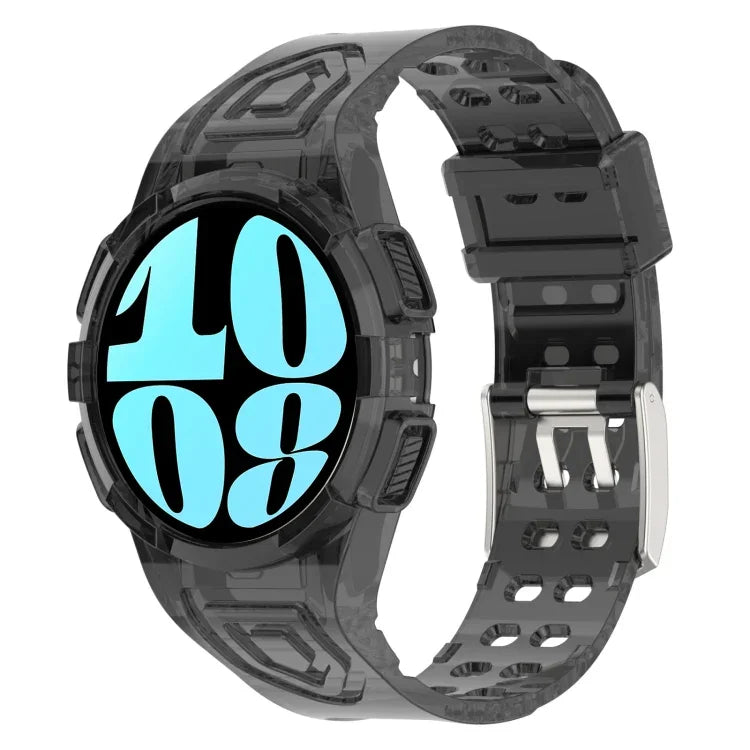 Dây đồng hồ silicone tích hợp TPU, Dành cho Samsung Galaxy Watch6 44mm, Dành cho Samsung Galaxy Watch6 40mm