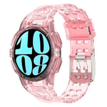 Dây đồng hồ silicone tích hợp TPU, Dành cho Samsung Galaxy Watch6 44mm, Dành cho Samsung Galaxy Watch6 40mm