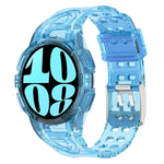 Dây đồng hồ silicone tích hợp TPU, Dành cho Samsung Galaxy Watch6 44mm, Dành cho Samsung Galaxy Watch6 40mm