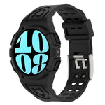 Dây đồng hồ silicone tích hợp TPU, Dành cho Samsung Galaxy Watch6 44mm, Dành cho Samsung Galaxy Watch6 40mm