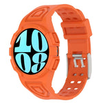 Dây đồng hồ silicone tích hợp TPU, Dành cho Samsung Galaxy Watch6 44mm, Dành cho Samsung Galaxy Watch6 40mm