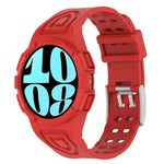Dây đồng hồ silicone tích hợp TPU, Dành cho Samsung Galaxy Watch6 44mm, Dành cho Samsung Galaxy Watch6 40mm