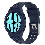 Dây đồng hồ silicone tích hợp TPU, Dành cho Samsung Galaxy Watch6 44mm, Dành cho Samsung Galaxy Watch6 40mm