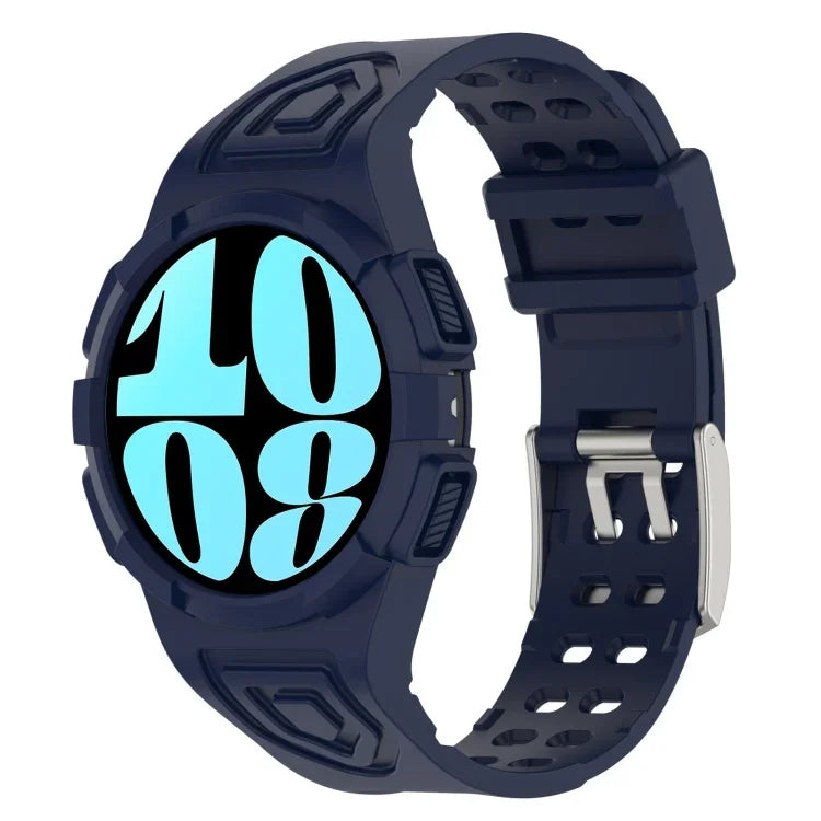 Dây đồng hồ silicone tích hợp TPU, Dành cho Samsung Galaxy Watch6 44mm, Dành cho Samsung Galaxy Watch6 40mm