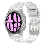 Dây đồng hồ silicone tích hợp TPU, Dành cho Samsung Galaxy Watch6 44mm, Dành cho Samsung Galaxy Watch6 40mm
