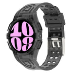 Dây đồng hồ silicone tích hợp TPU, Dành cho Samsung Galaxy Watch6 44mm, Dành cho Samsung Galaxy Watch6 40mm