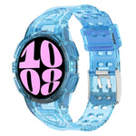 Dây đồng hồ silicone tích hợp TPU, Dành cho Samsung Galaxy Watch6 44mm, Dành cho Samsung Galaxy Watch6 40mm