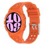 Dây đồng hồ silicone tích hợp TPU, Dành cho Samsung Galaxy Watch6 44mm, Dành cho Samsung Galaxy Watch6 40mm