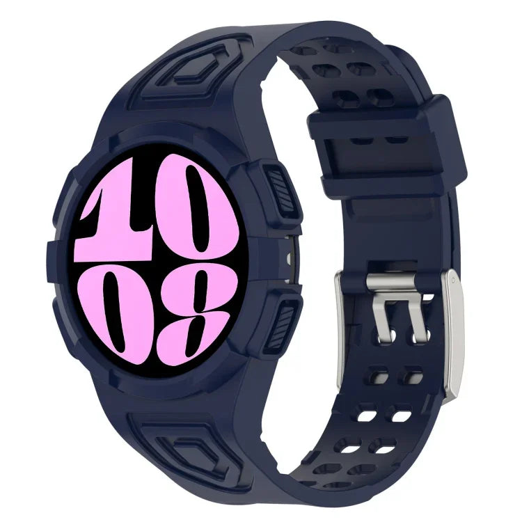 Dây đồng hồ silicone tích hợp TPU, Dành cho Samsung Galaxy Watch6 44mm, Dành cho Samsung Galaxy Watch6 40mm