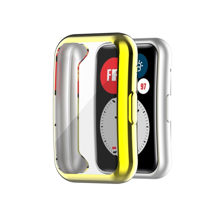 TPU Electroplating Watch Protective Case, For Huawei Watch Fit New, For Huawei Watch Fit, For Huawei Watch Fit Special Edition