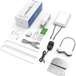 Bộ mở rộng WiFi ngoài trời WAVLINK WN570HP2 chống thời tiết 300Mbps bộ lặp AP không dây, phích cắm Mỹ, phích cắm EU