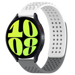 Dây đồng hồ silicone thoáng khí 3D chấm lỗ 20mm, dành cho Samsung Galaxy Watch 6 Classic 47mm, dành cho Samsung Galaxy Watch 6 44mm, dành cho Samsung Galaxy Watch 6 40mm