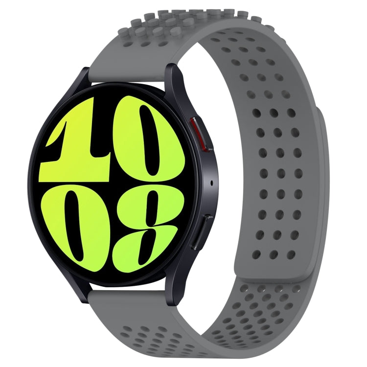 Dây đồng hồ silicone thoáng khí 3D chấm lỗ 20mm, dành cho Samsung Galaxy Watch 6 Classic 47mm, dành cho Samsung Galaxy Watch 6 44mm, dành cho Samsung Galaxy Watch 6 40mm
