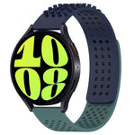 Dây đồng hồ silicone thoáng khí 3D chấm lỗ 20mm, dành cho Samsung Galaxy Watch 6 Classic 47mm, dành cho Samsung Galaxy Watch 6 44mm, dành cho Samsung Galaxy Watch 6 40mm