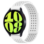 Dây đồng hồ silicone thoáng khí 3D chấm lỗ 20mm, dành cho Samsung Galaxy Watch 6 Classic 47mm, dành cho Samsung Galaxy Watch 6 44mm, dành cho Samsung Galaxy Watch 6 40mm