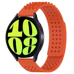 Dây đồng hồ silicone thoáng khí 3D chấm lỗ 20mm, dành cho Samsung Galaxy Watch 6 Classic 47mm, dành cho Samsung Galaxy Watch 6 44mm, dành cho Samsung Galaxy Watch 6 40mm