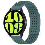 Dây đồng hồ silicone thoáng khí 3D chấm lỗ 20mm, dành cho Samsung Galaxy Watch 6 Classic 47mm, dành cho Samsung Galaxy Watch 6 44mm, dành cho Samsung Galaxy Watch 6 40mm