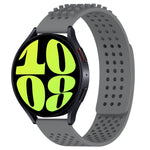 Dây đồng hồ silicone thoáng khí 3D chấm lỗ 20mm, dành cho Samsung Galaxy Watch 6 Classic 47mm, dành cho Samsung Galaxy Watch 6 44mm, dành cho Samsung Galaxy Watch 6 40mm