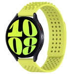 Dây đồng hồ silicone thoáng khí 3D chấm lỗ 20mm, dành cho Samsung Galaxy Watch 6 Classic 47mm, dành cho Samsung Galaxy Watch 6 44mm, dành cho Samsung Galaxy Watch 6 40mm