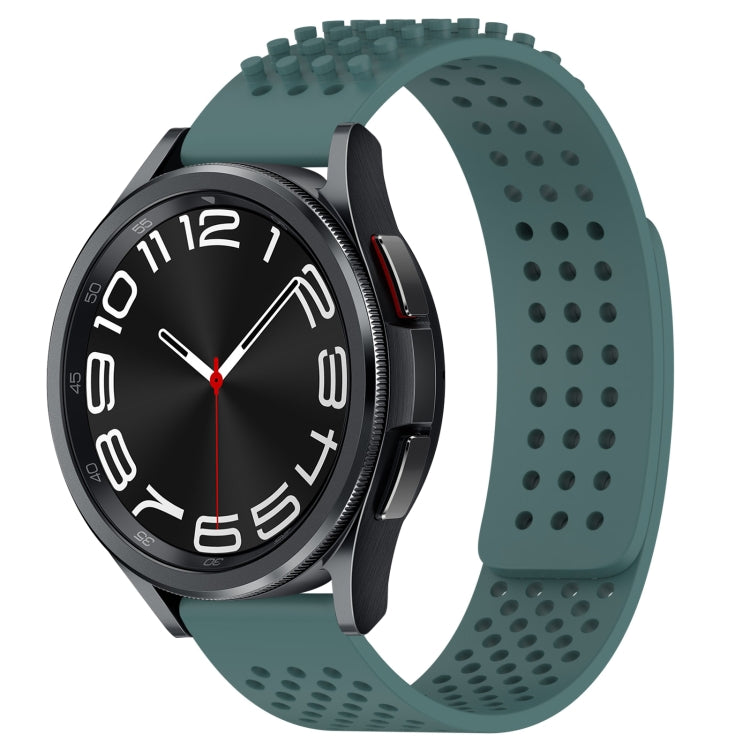 Dây đồng hồ silicone thoáng khí 3D chấm lỗ 20mm, dành cho Samsung Galaxy Watch 6 Classic 47mm, dành cho Samsung Galaxy Watch 6 44mm, dành cho Samsung Galaxy Watch 6 40mm