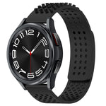 Dây đồng hồ silicone thoáng khí 3D chấm lỗ 20mm, dành cho Samsung Galaxy Watch 6 Classic 47mm, dành cho Samsung Galaxy Watch 6 44mm, dành cho Samsung Galaxy Watch 6 40mm
