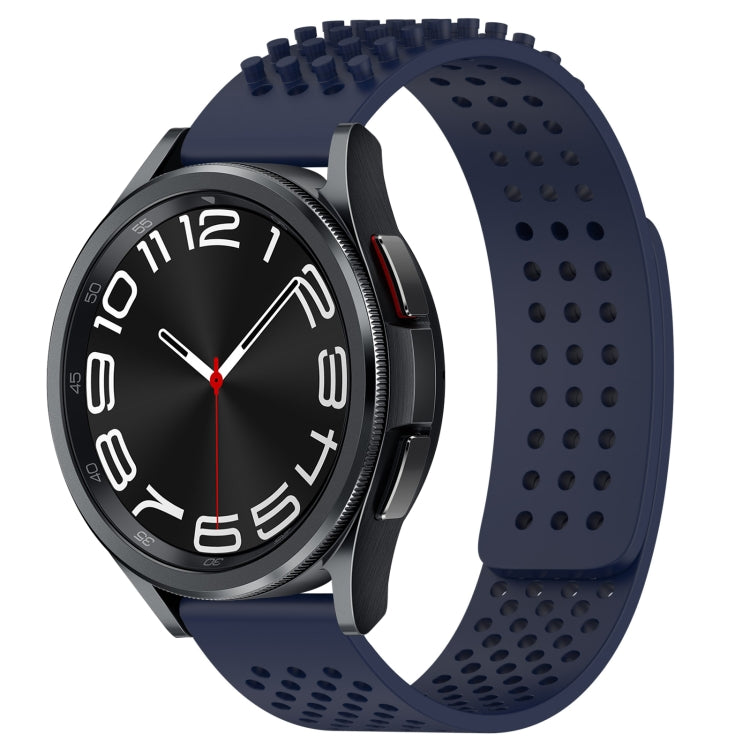 Dây đồng hồ silicone thoáng khí 3D chấm lỗ 20mm, dành cho Samsung Galaxy Watch 6 Classic 47mm, dành cho Samsung Galaxy Watch 6 44mm, dành cho Samsung Galaxy Watch 6 40mm
