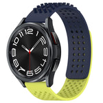 Dây đồng hồ silicone thoáng khí 3D chấm lỗ 20mm, dành cho Samsung Galaxy Watch 6 Classic 43mm, dành cho Samsung Galaxy Watch 5 Pro Golf Edition, dành cho Samsung Galaxy Watch 5 Golf Edition