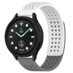Dây đồng hồ silicone thoáng khí 3D chấm lỗ 20mm, dành cho Samsung Galaxy Watch 6 Classic 43mm, dành cho Samsung Galaxy Watch 5 Pro Golf Edition, dành cho Samsung Galaxy Watch 5 Golf Edition