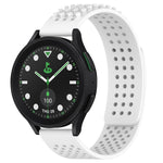 Dây đồng hồ silicone thoáng khí 3D chấm lỗ 20mm, dành cho Samsung Galaxy Watch 6 Classic 43mm, dành cho Samsung Galaxy Watch 5 Pro Golf Edition, dành cho Samsung Galaxy Watch 5 Golf Edition