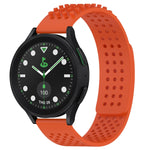 Dây đồng hồ silicone thoáng khí 3D chấm lỗ 20mm, dành cho Samsung Galaxy Watch 6 Classic 43mm, dành cho Samsung Galaxy Watch 5 Pro Golf Edition, dành cho Samsung Galaxy Watch 5 Golf Edition