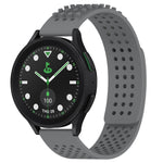 Dây đồng hồ silicone thoáng khí 3D chấm lỗ 20mm, dành cho Samsung Galaxy Watch 6 Classic 43mm, dành cho Samsung Galaxy Watch 5 Pro Golf Edition, dành cho Samsung Galaxy Watch 5 Golf Edition