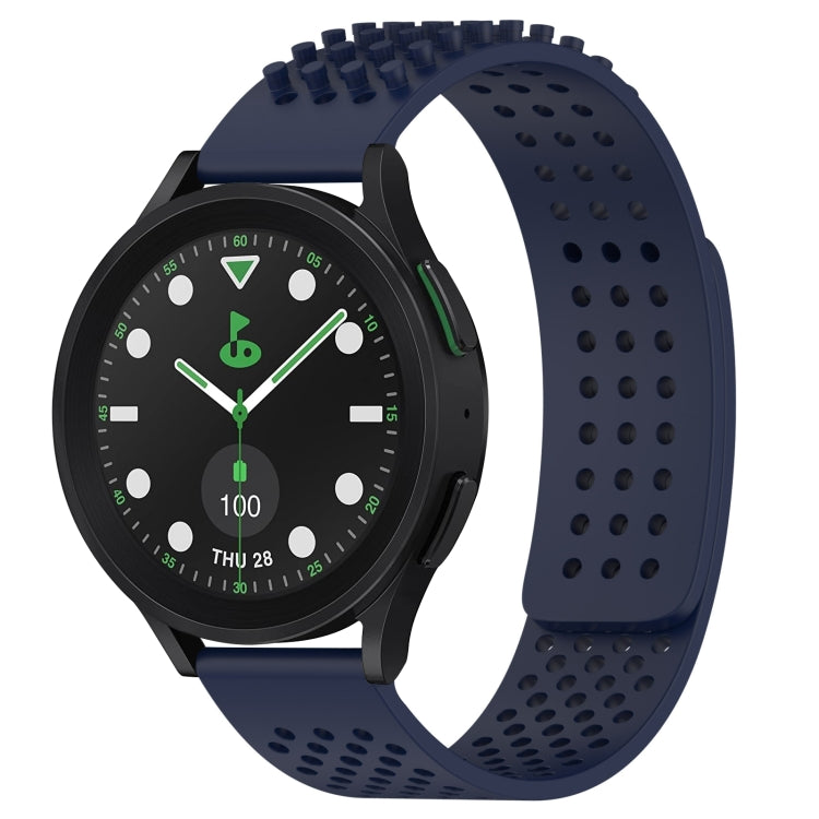 Dây đồng hồ silicone thoáng khí 3D chấm lỗ 20mm, dành cho Samsung Galaxy Watch 6 Classic 43mm, dành cho Samsung Galaxy Watch 5 Pro Golf Edition, dành cho Samsung Galaxy Watch 5 Golf Edition