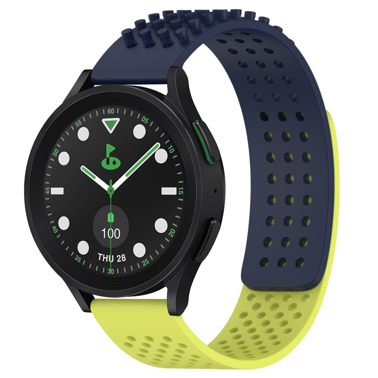 Dây đồng hồ silicone thoáng khí 3D chấm lỗ 20mm, dành cho Samsung Galaxy Watch 6 Classic 43mm, dành cho Samsung Galaxy Watch 5 Pro Golf Edition, dành cho Samsung Galaxy Watch 5 Golf Edition