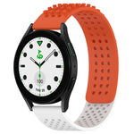 Dây đồng hồ silicone thoáng khí 3D chấm lỗ 20mm, dành cho Samsung Galaxy Watch 6 Classic 43mm, dành cho Samsung Galaxy Watch 5 Pro Golf Edition, dành cho Samsung Galaxy Watch 5 Golf Edition