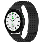 Dây đồng hồ silicone thoáng khí 3D chấm lỗ 20mm, dành cho Samsung Galaxy Watch 6 Classic 43mm, dành cho Samsung Galaxy Watch 5 Pro Golf Edition, dành cho Samsung Galaxy Watch 5 Golf Edition