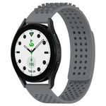Dây đồng hồ silicone thoáng khí 3D chấm lỗ 20mm, dành cho Samsung Galaxy Watch 6 Classic 43mm, dành cho Samsung Galaxy Watch 5 Pro Golf Edition, dành cho Samsung Galaxy Watch 5 Golf Edition