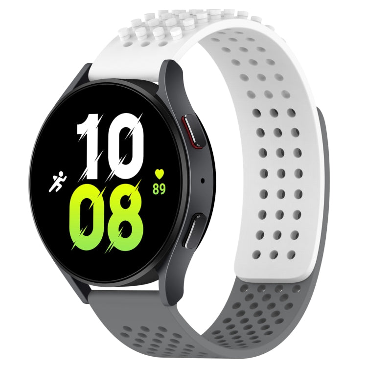 Dây đồng hồ silicone thoáng khí 3D chấm lỗ 20mm, dành cho Samsung Galaxy Watch 5 44mm, dành cho Samsung Galaxy Watch 5 Pro 45mm, dành cho Samsung Galaxy Watch 5 40mm