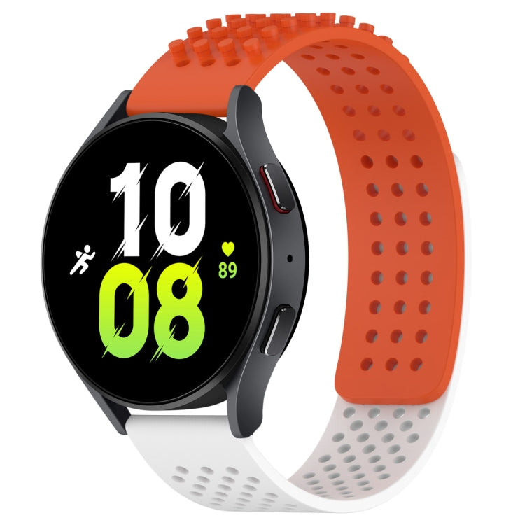 Dây đồng hồ silicone thoáng khí 3D chấm lỗ 20mm, dành cho Samsung Galaxy Watch 5 44mm, dành cho Samsung Galaxy Watch 5 Pro 45mm, dành cho Samsung Galaxy Watch 5 40mm