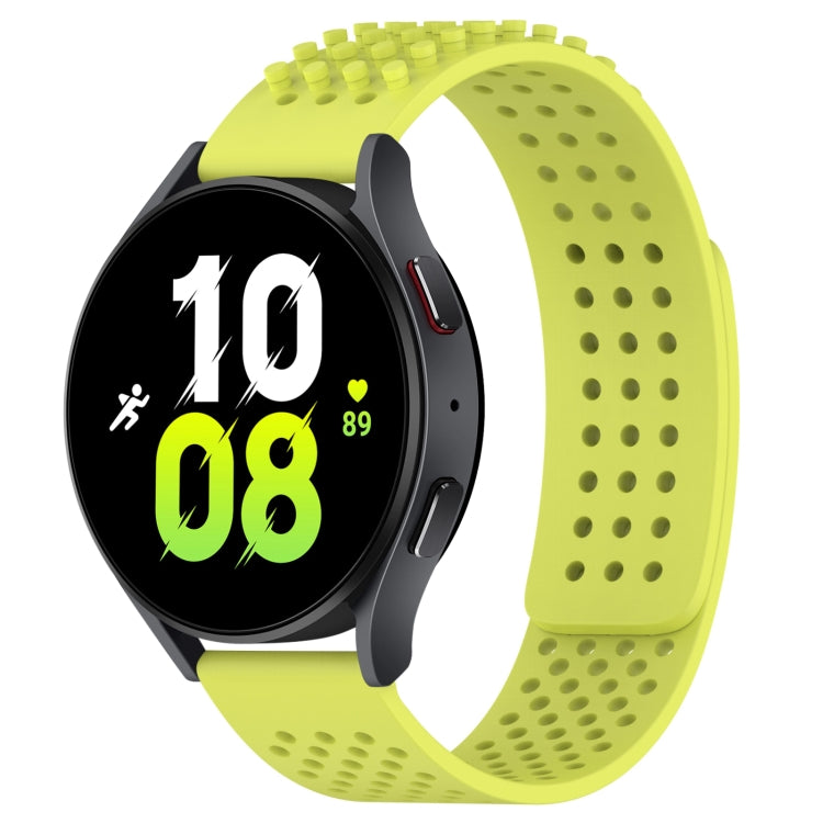 Dây đồng hồ silicone thoáng khí 3D chấm lỗ 20mm, dành cho Samsung Galaxy Watch 5 44mm, dành cho Samsung Galaxy Watch 5 Pro 45mm, dành cho Samsung Galaxy Watch 5 40mm