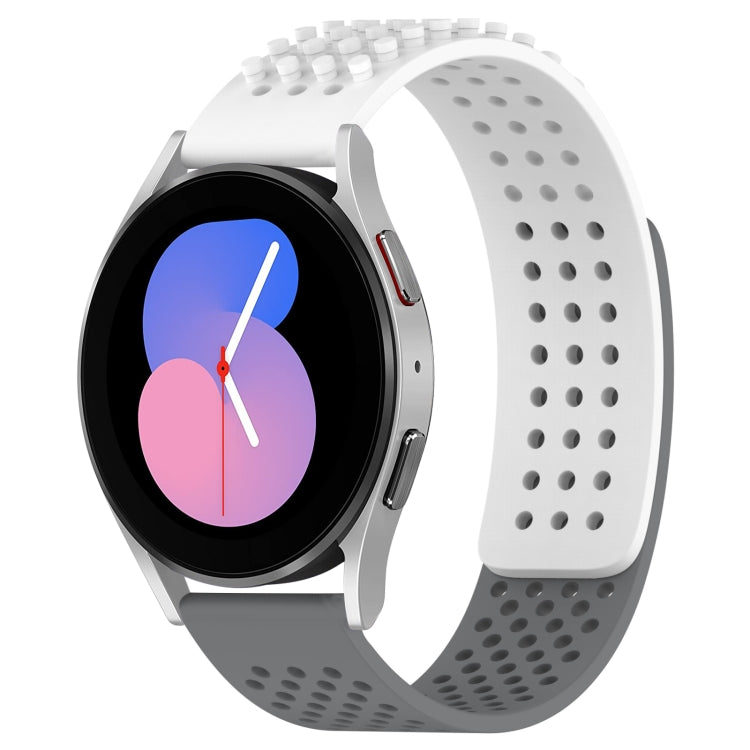 Dây đồng hồ silicone thoáng khí 3D chấm lỗ 20mm, dành cho Samsung Galaxy Watch 5 44mm, dành cho Samsung Galaxy Watch 5 Pro 45mm, dành cho Samsung Galaxy Watch 5 40mm